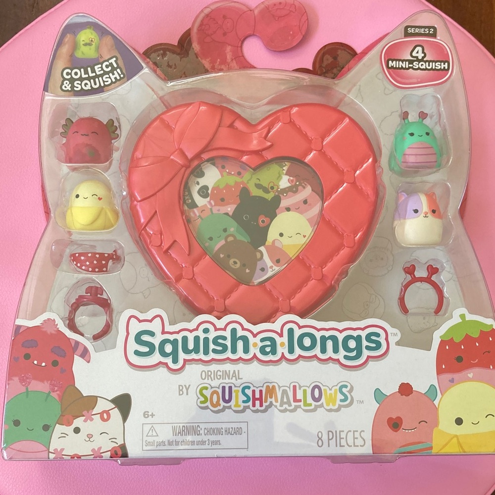 Squish-a-longs 8 piece set